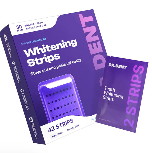 Purple Teeth Whitening Strips
